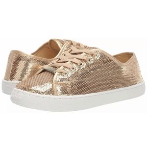 Bebe Dyanna Women’s Gold Sneakers
